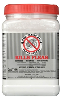  Effective borate powder with many flea-killing features for use on carpets or wood floors. Available from www.carolesdoggieworld.com 