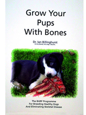 The benefits of feeding growing puppies raw bones